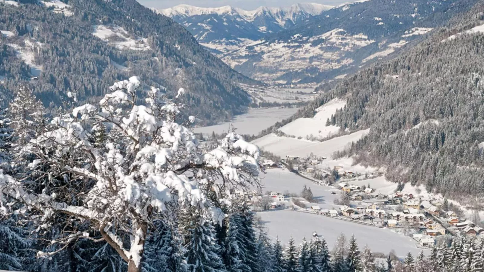 Am Afritzer See - Gebied winter 20km