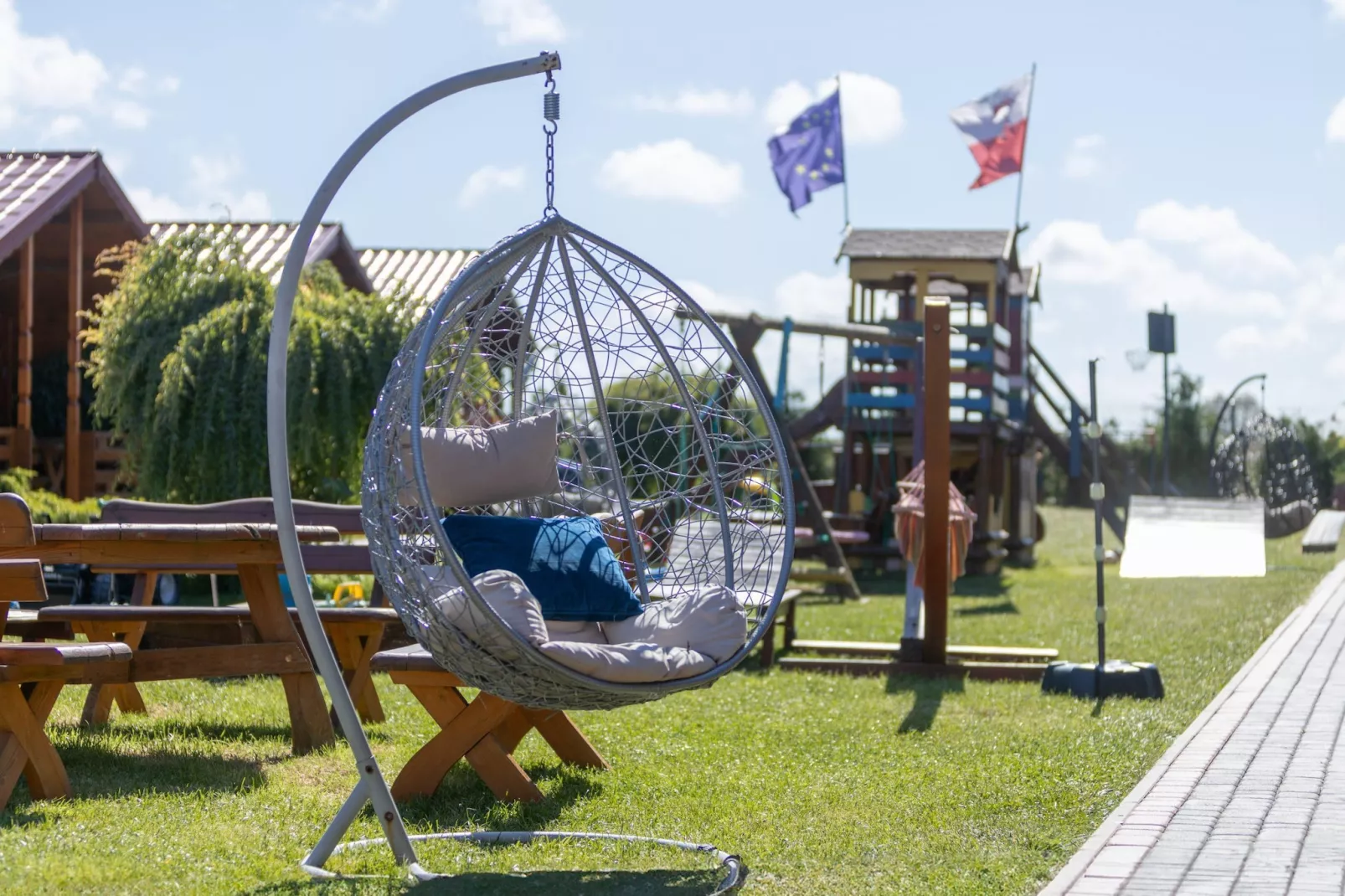 Parterowe domki wakacyjne dla 5 osób w Gąskach SPA w cenie pobytu - Tuinen zomer