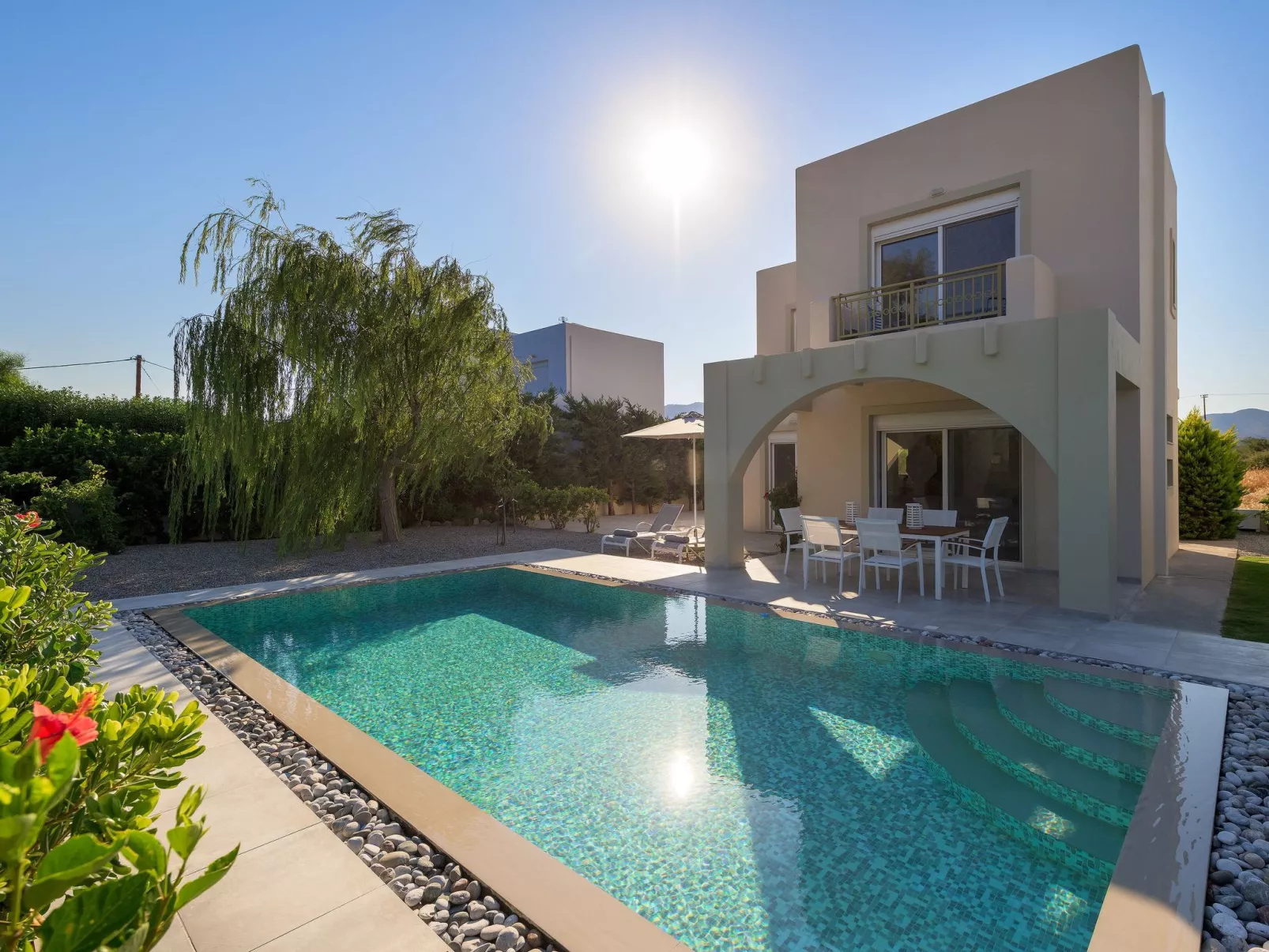 Liebevoll ausgestattetes Haus in ruhiger Lage mit beheiztem Pool und Meerblick - Image-tags.info