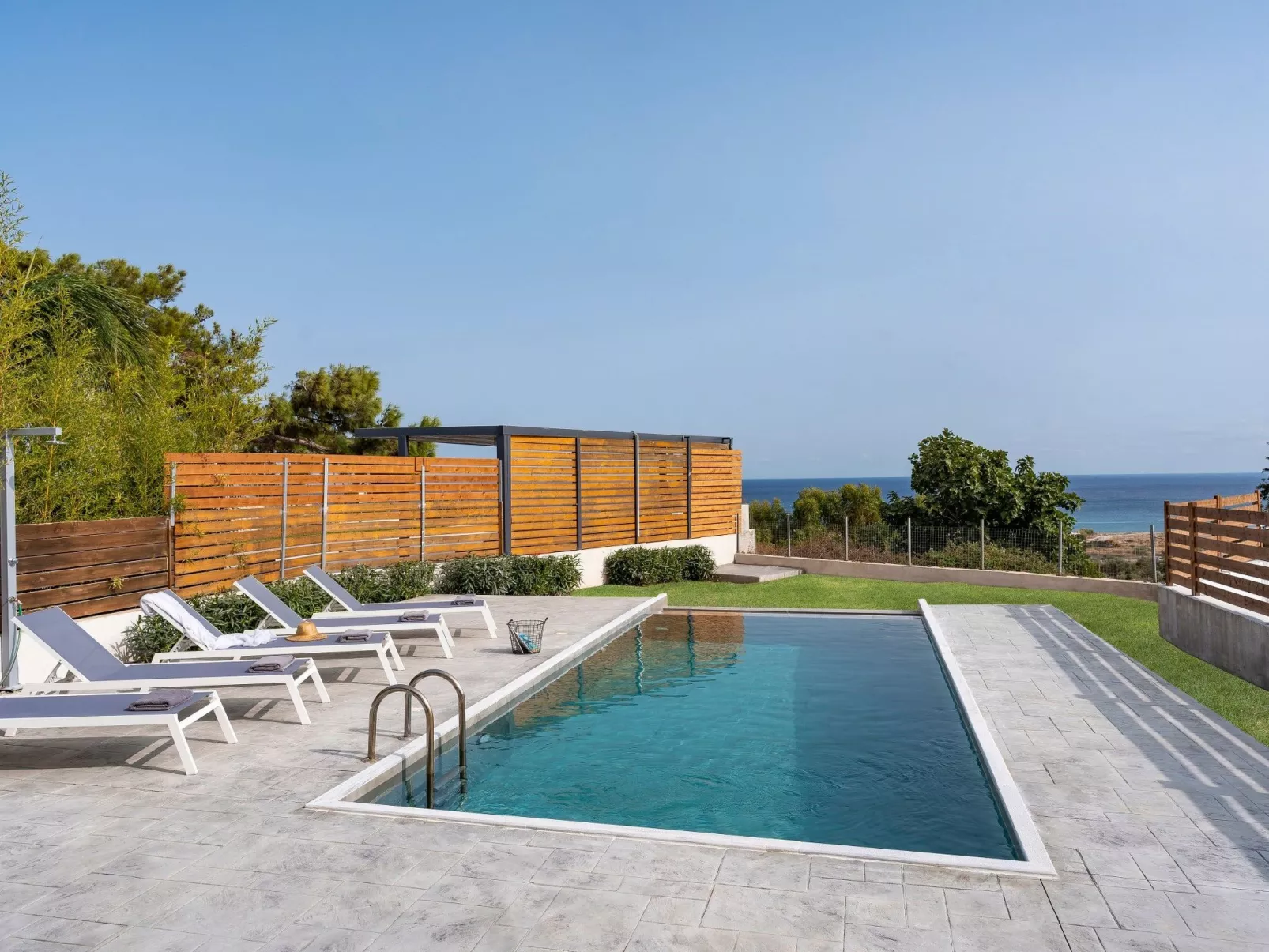 Haus in Afantou - Privater Parkplatz und Pool - Image-tags.info