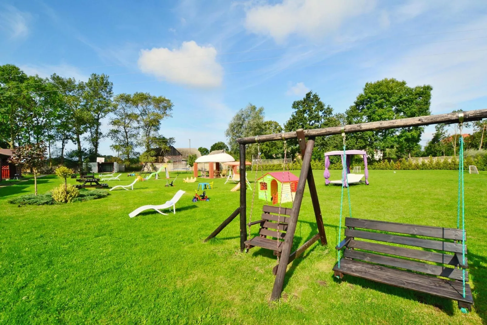 	Domki parterowe TYP A Łącko - Tuinen zomer