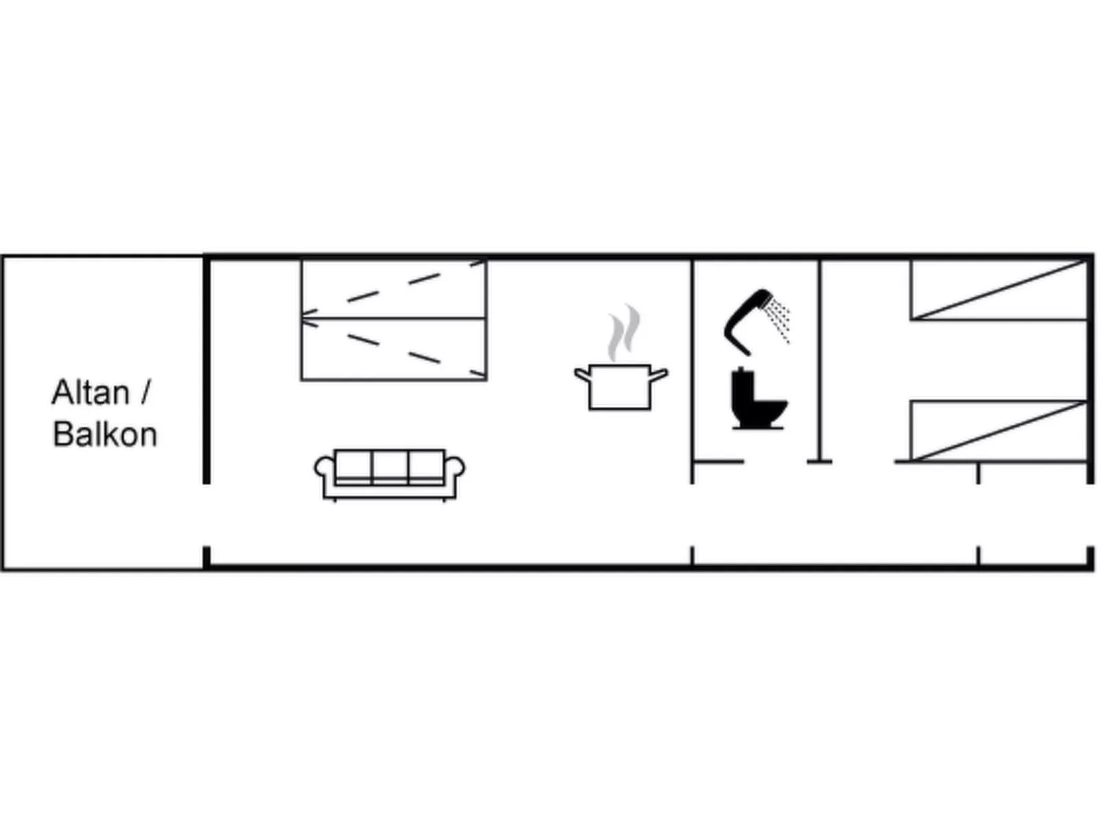 "Brynhild" - 50m from the sea-Binnen