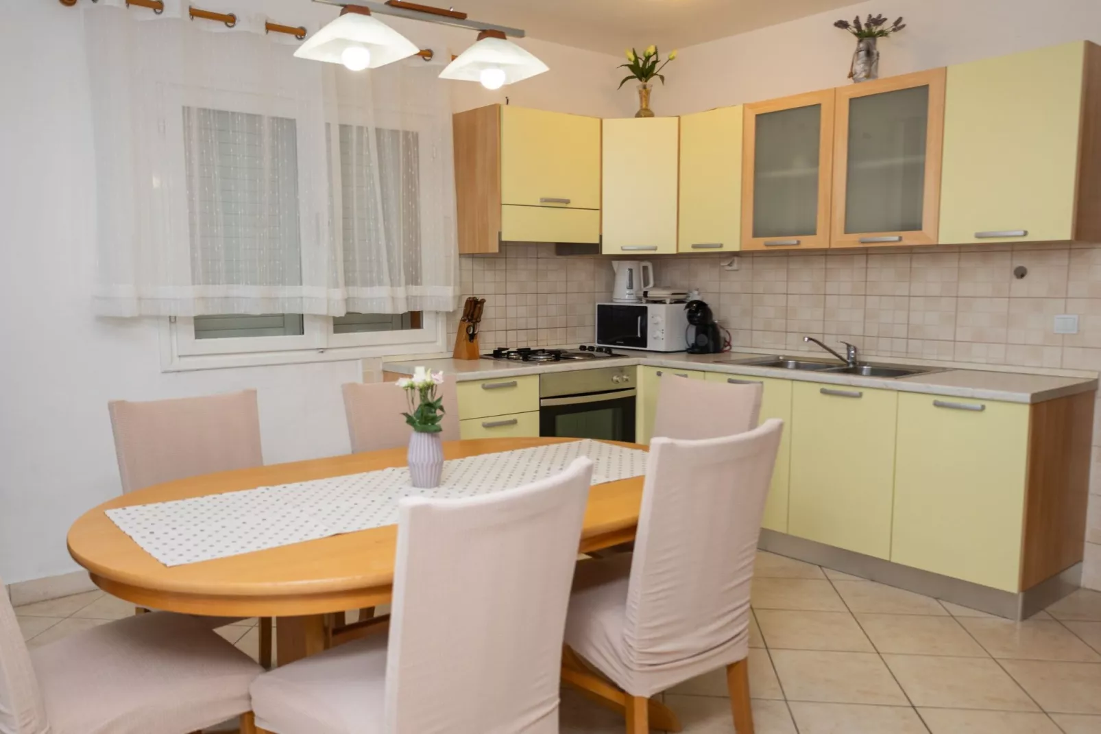 Apartments Sea Line - Two Bedroom Apartment with Terrace and Sea View-Keuken