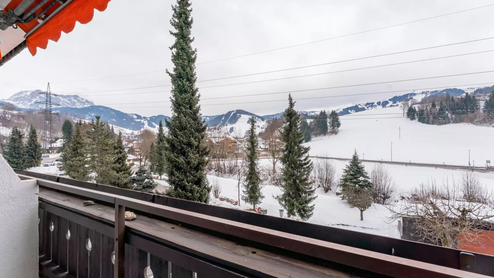 Hinterreitblick-Uitzicht winter