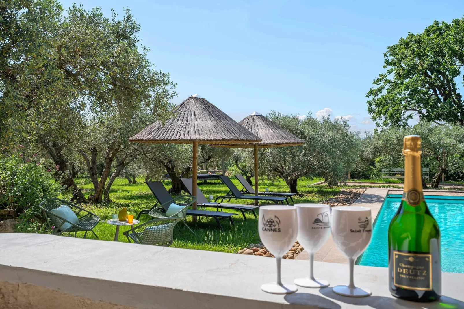 Le Mas Elaïa  votre havre familial avec piscine privée-Zwembad