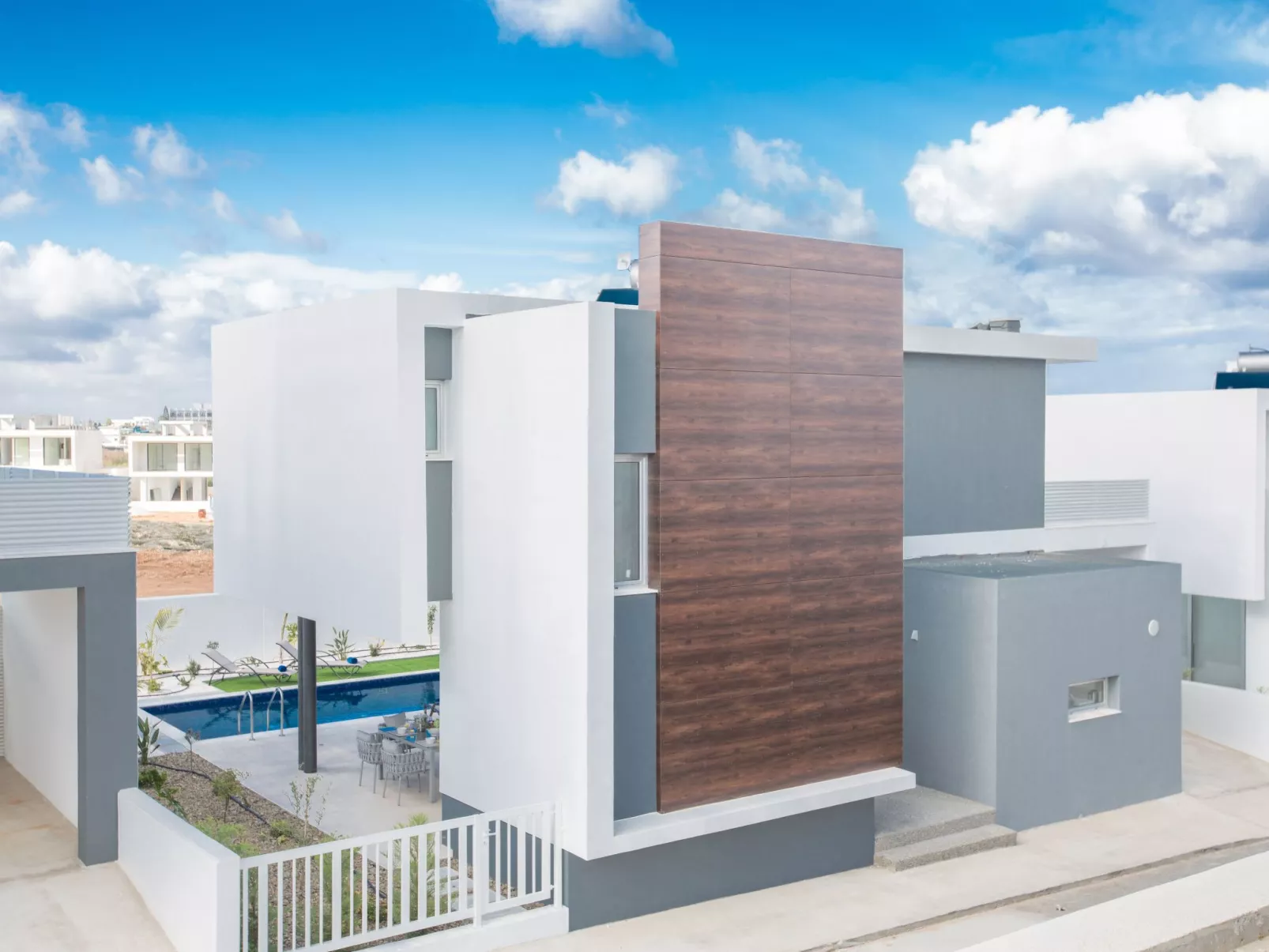 3 Schlafzimmer Villa OL26 mit Pool in Protaras - Buiten