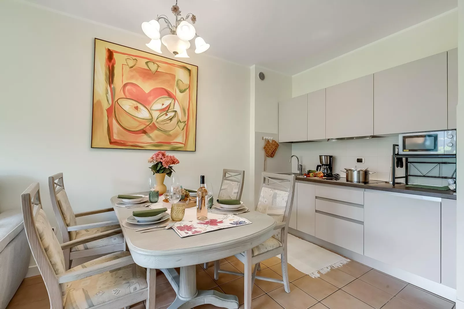 RESIDENCE PORTO LETIZIA - PALACE-1ROOM APT 4 PAX MOUNTAIN VIEW DELUXE8204 - P1MD4 - Keuken