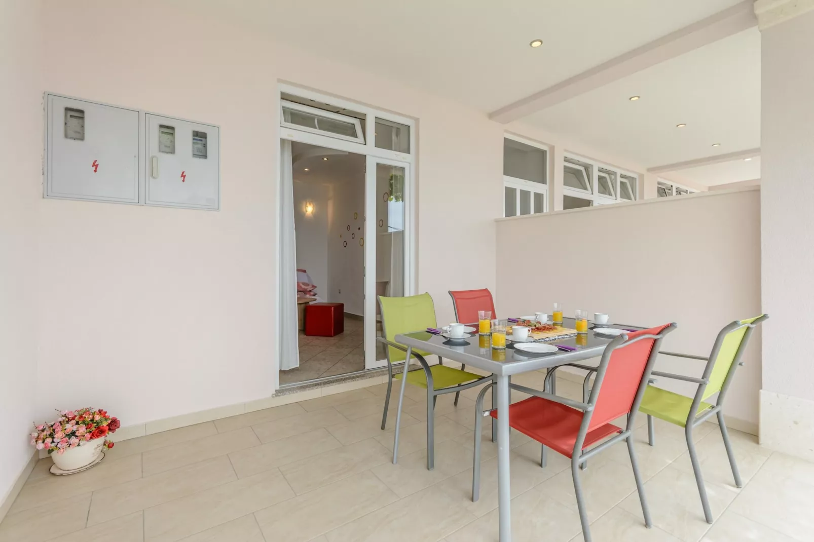 Apartments Hope (Dugi Rat) - Comfort OneBedroom Apartment with Terrace and Sea View (A1) - Terras