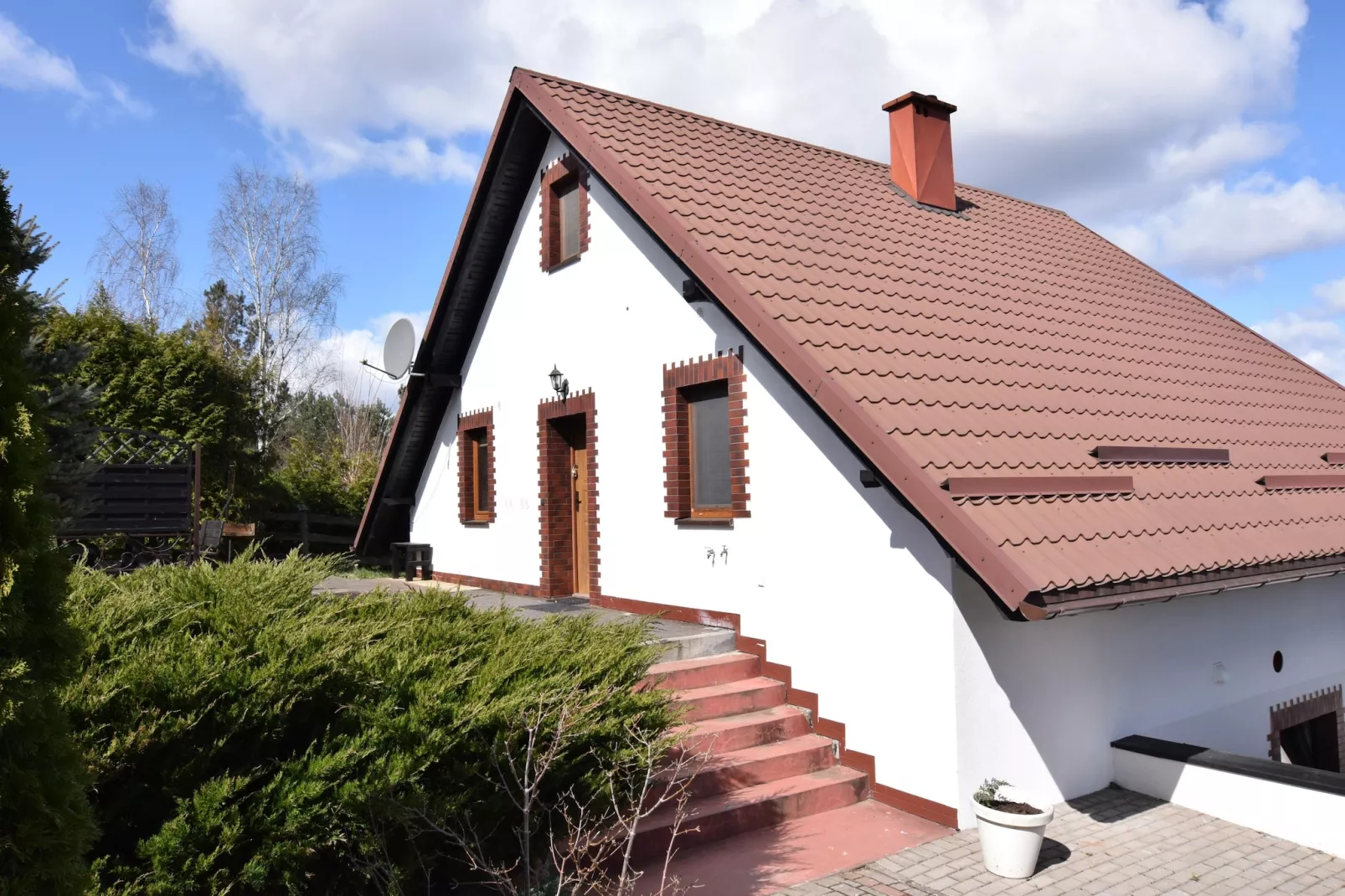 Apartament wakacyjny w Kiedrowicach dla max 6 osób-Buitenkant zomer