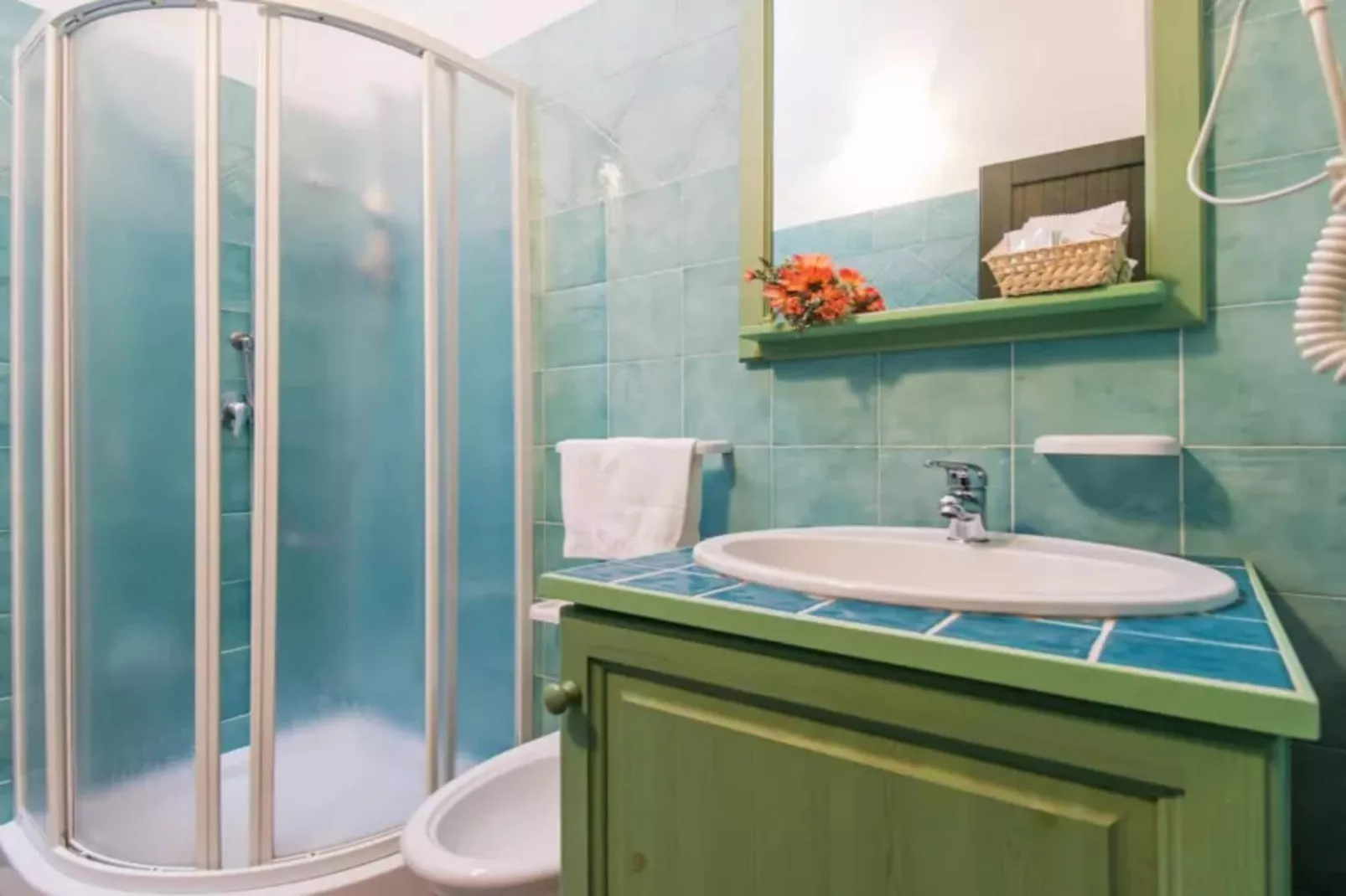 Residence Club Gli Ontani STUDIO - 2 PAX M2-Badkamer