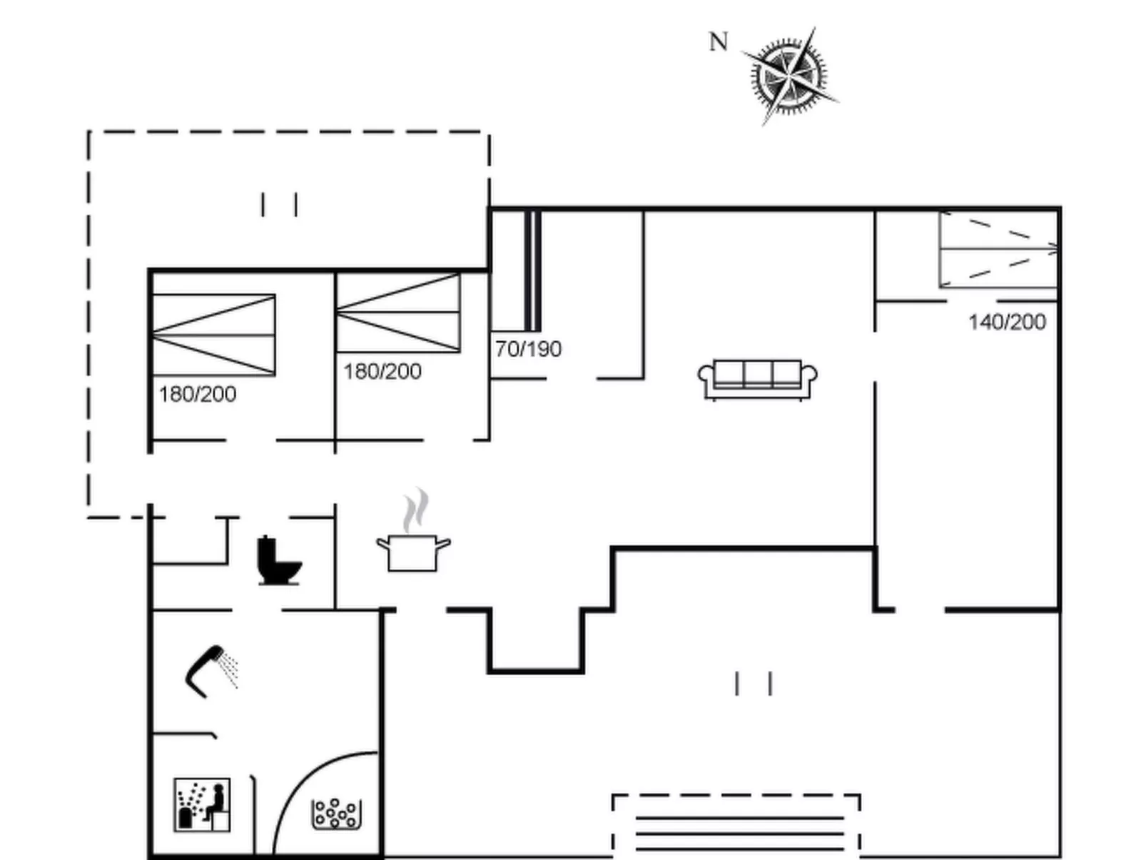 "Eeske" - 1km from the sea - Binnen