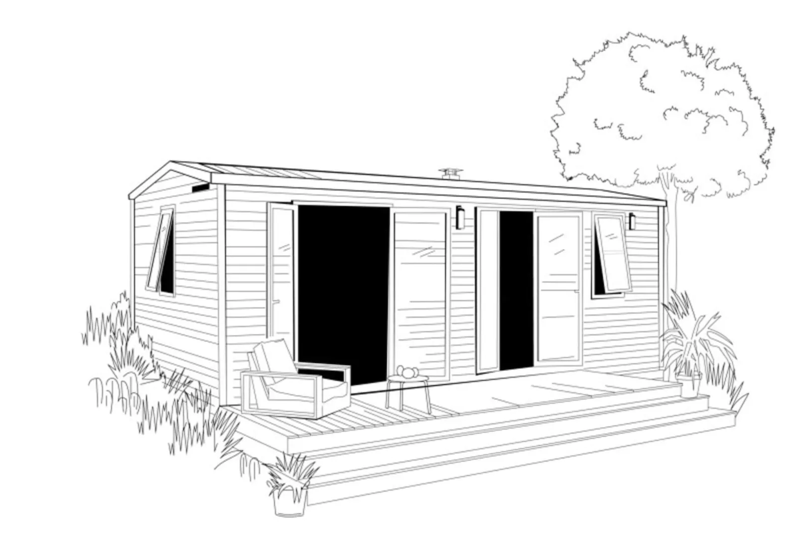 O'Hara Lodges - 4p-Buitenkant zomer