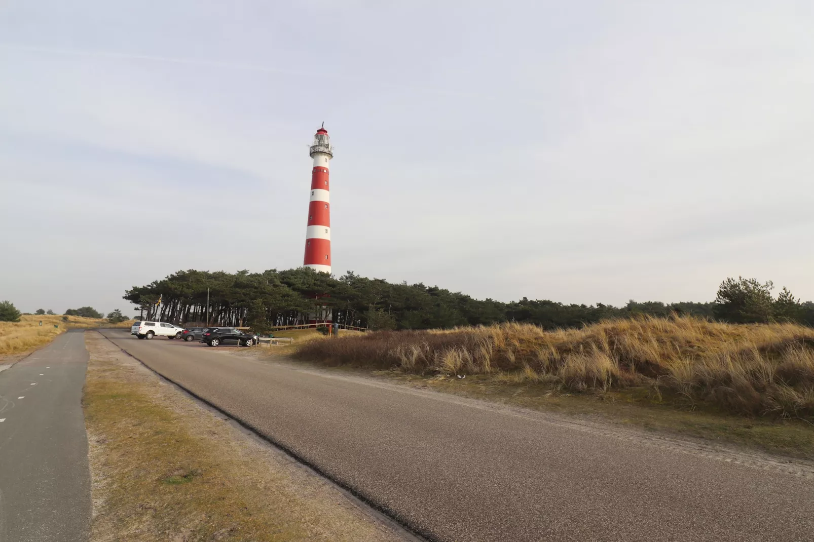 Duinchalet Ameland-Gebied winter 1km