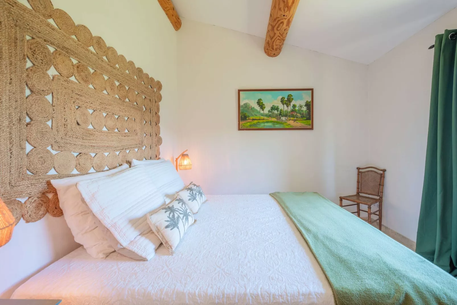 Mas authentique à Paradou Alpilles-Slaapkamer