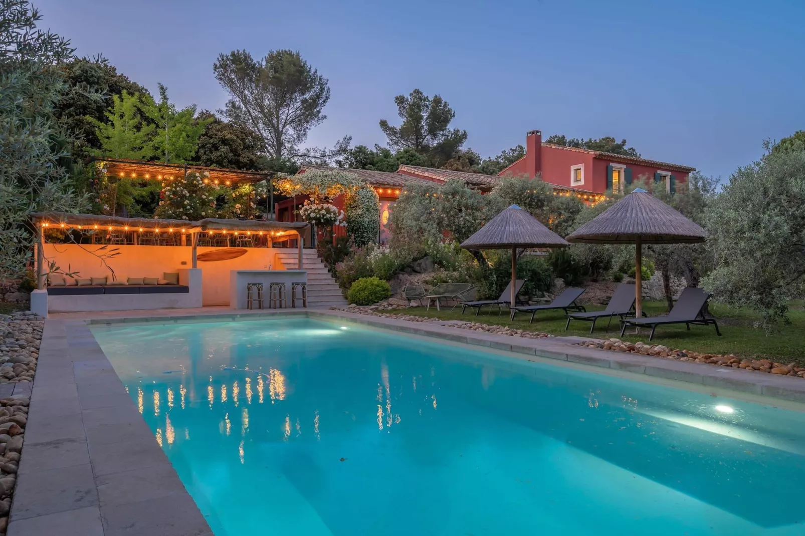 Le Mas Elaïa  votre havre familial avec piscine privée-Zwembad