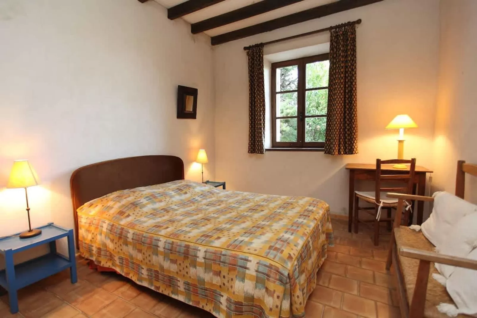 La Familiale - Maison provençale avec piscine et vue imprenable sur Gordes-Slaapkamer