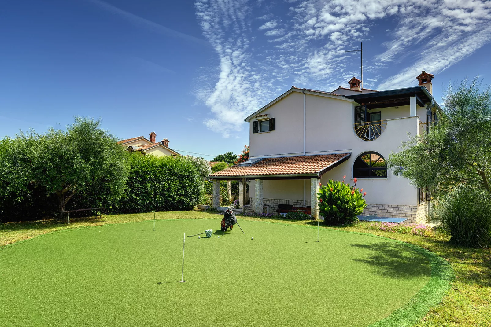 Villa Golf House-Tuinen zomer