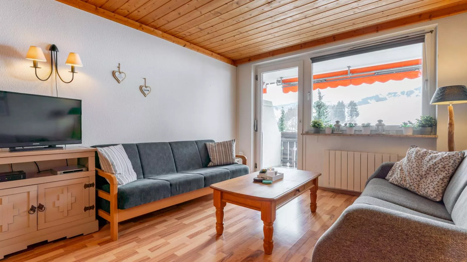 Hinterreitblick-Woonkamer