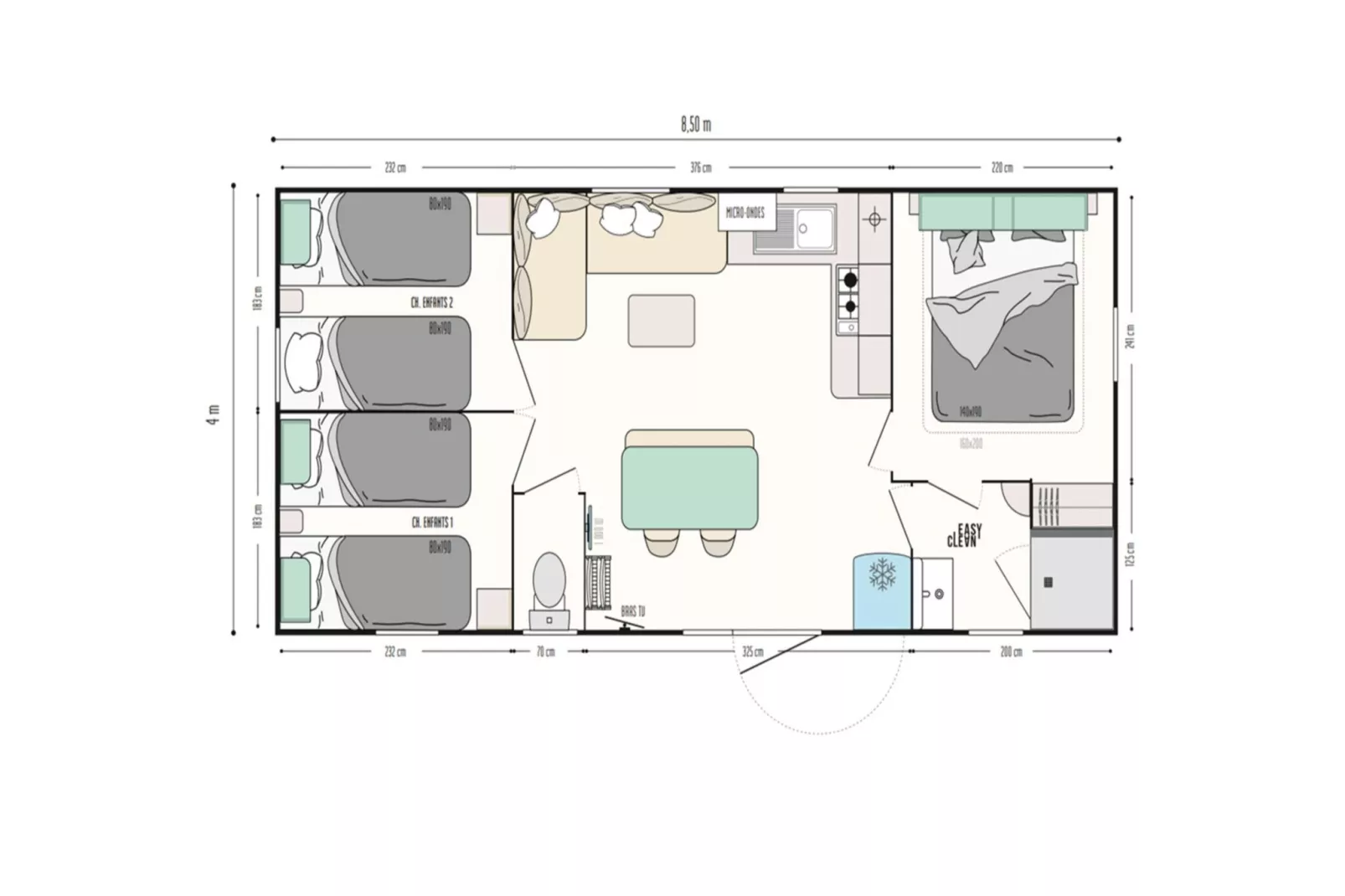 Cordelia Lodges-Plattegrond