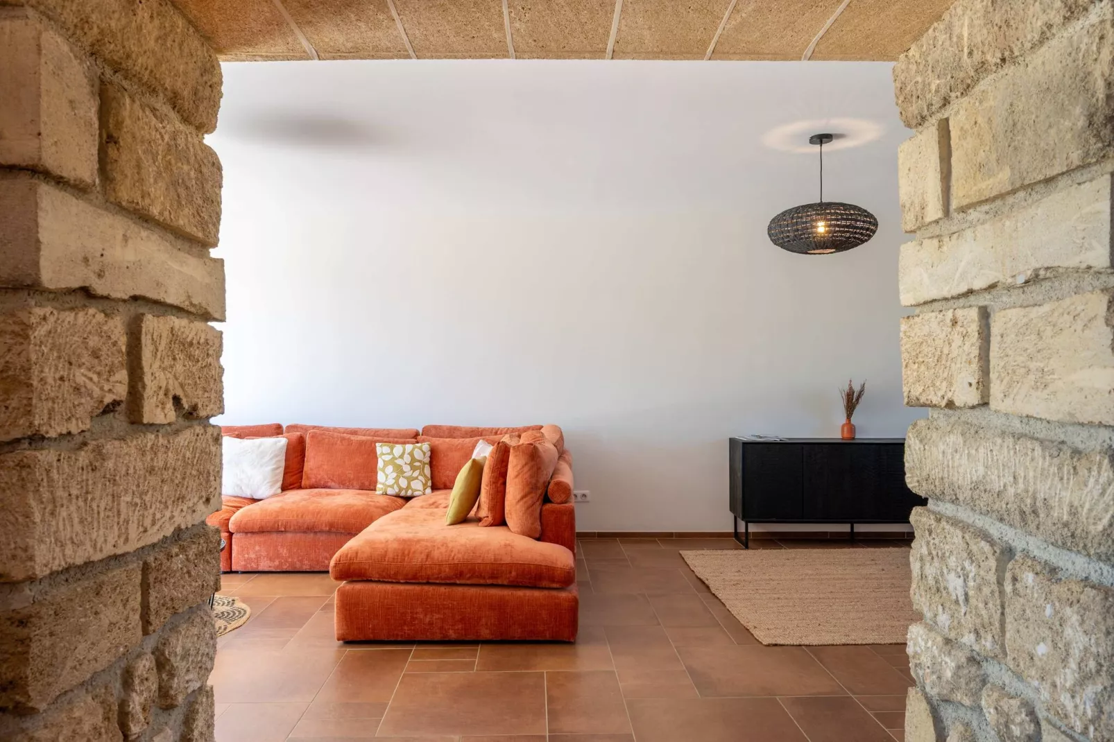 Mas du Mûrier-Woonkamer