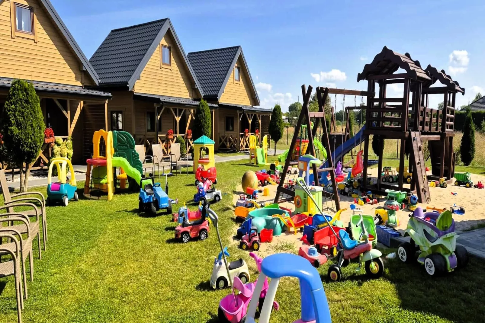 Ustecka Osada 45m2-Tuinen zomer