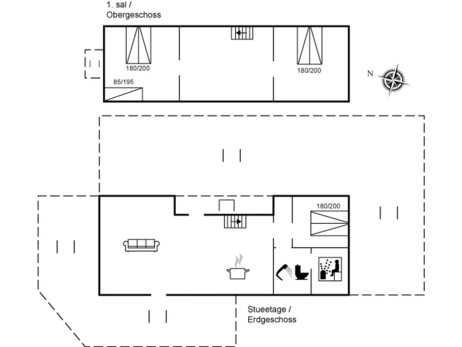 "Ina" - 210m from the sea-Binnen