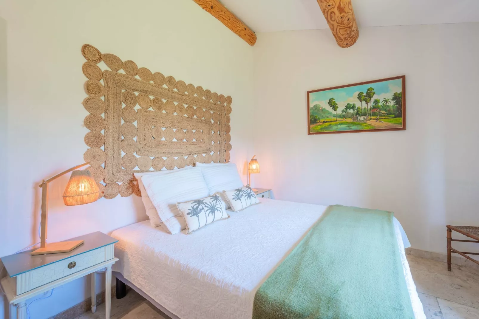 Mas authentique à Paradou Alpilles-Slaapkamer