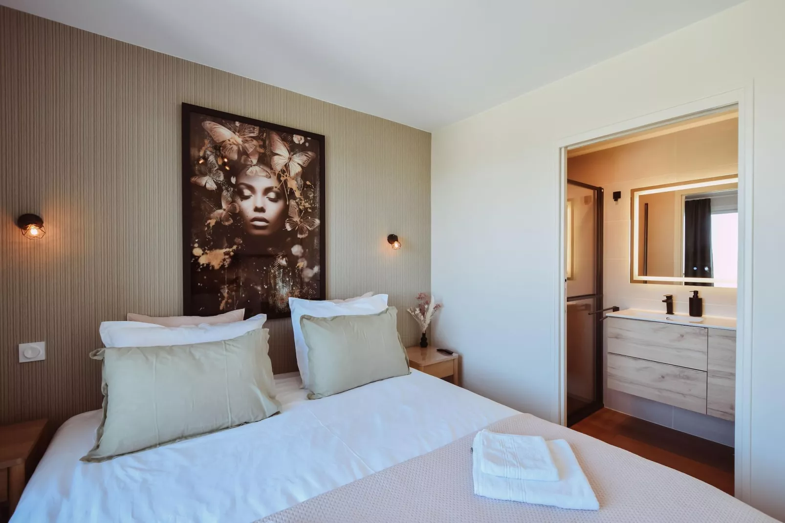 Pavillon le Papillon - Slaapkamer