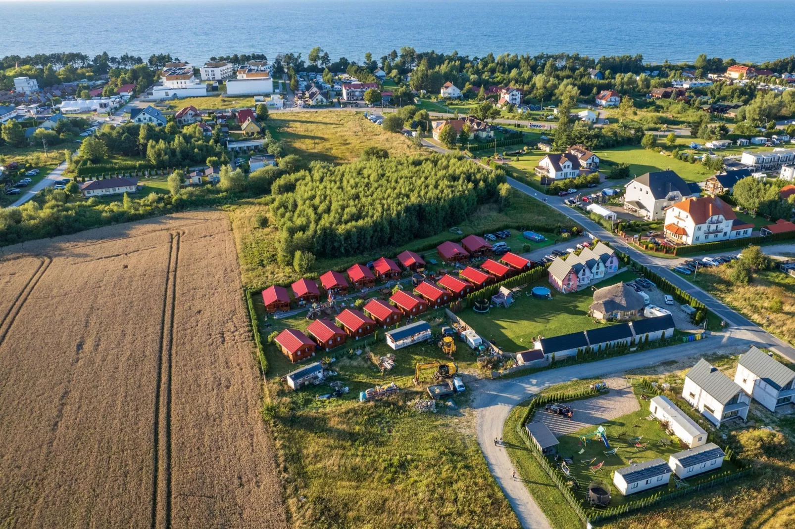 Parterowe domki wakacyjne dla 6 osób w Gąskach SPA w cenie pobytu - Buitenlucht