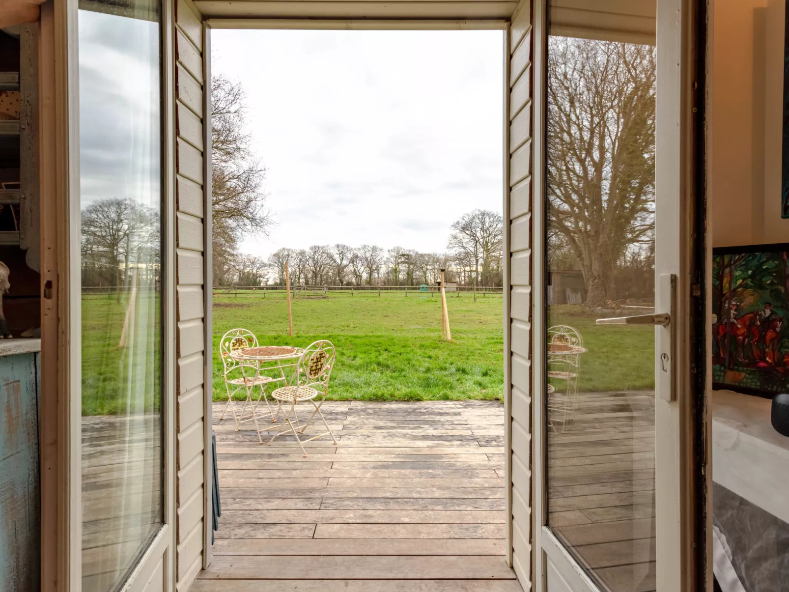 La maison du cavalier bleu - Buiten