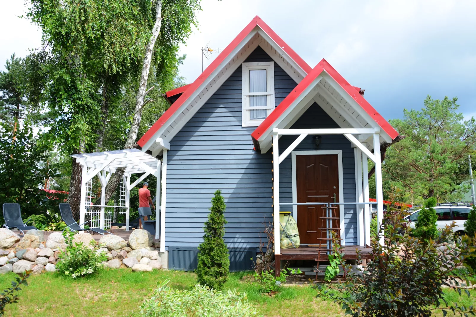 Domki wakacyjne MACIEJKA we Frydrychowie - Buitenkant zomer