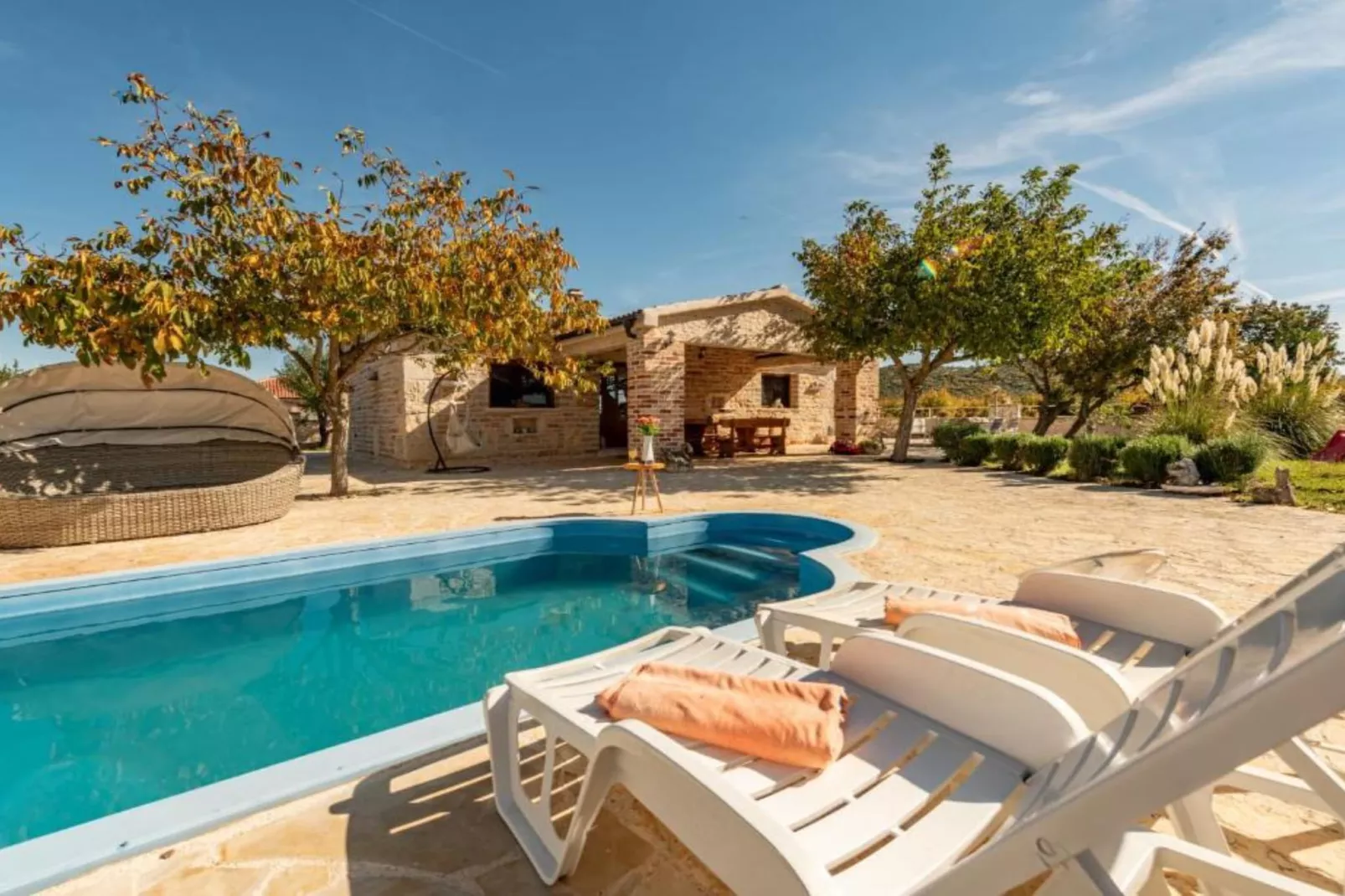 Holiday House Šimun - Three bedroom Holiday house with pool - Zwembad