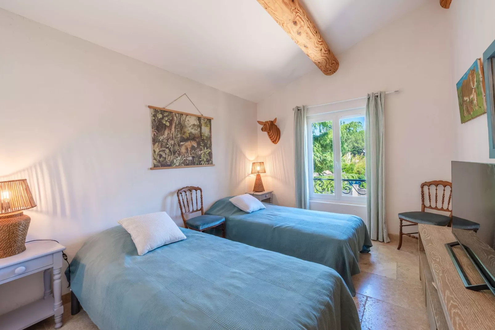 Mas authentique à Paradou Alpilles-Slaapkamer