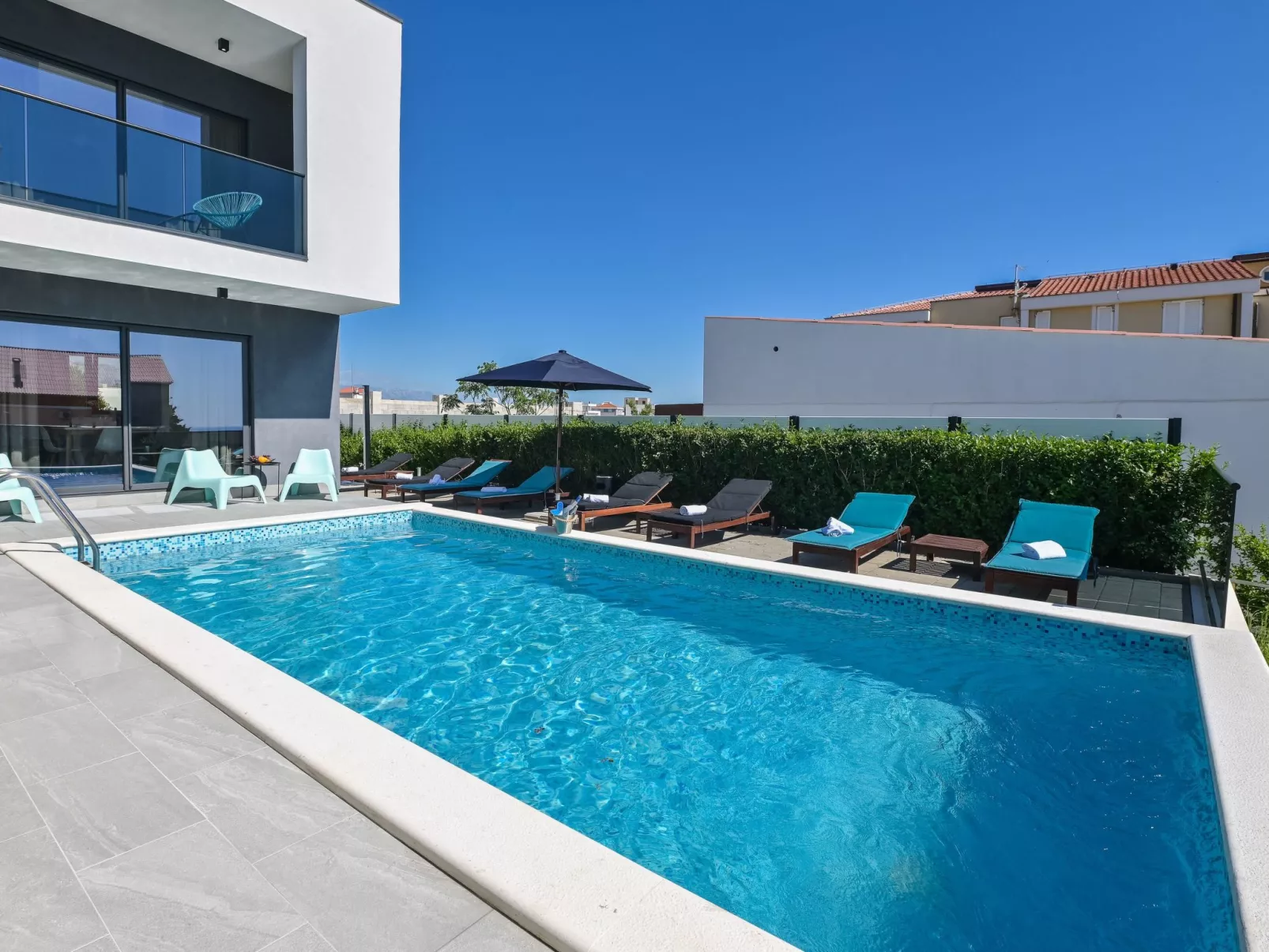 Mit Privatpool für 16 Personen ca. 160 m&sup2; in Novalja, Adriaküste Kroatien - Image-tags.info