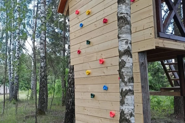 Domek wakacyjny DELUXE dla max 10 osób w Bałachach - Parkfaciliteiten