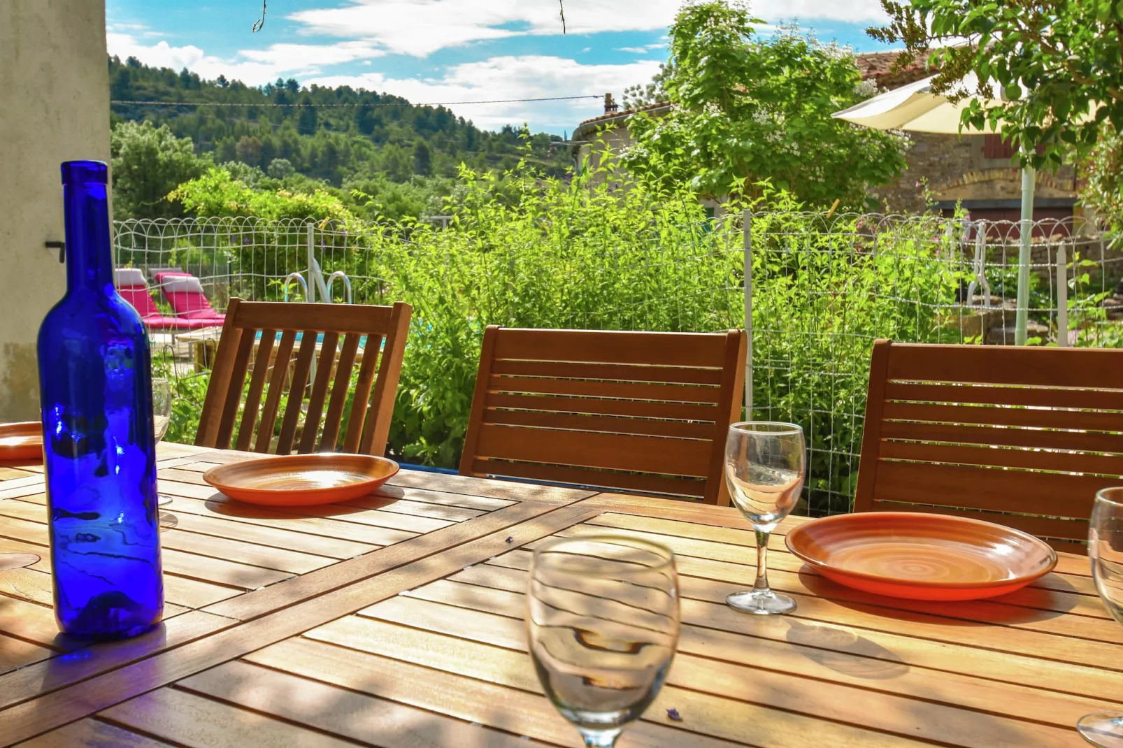 VILLA - FELINES MINERVOIS - Terrasbalkon