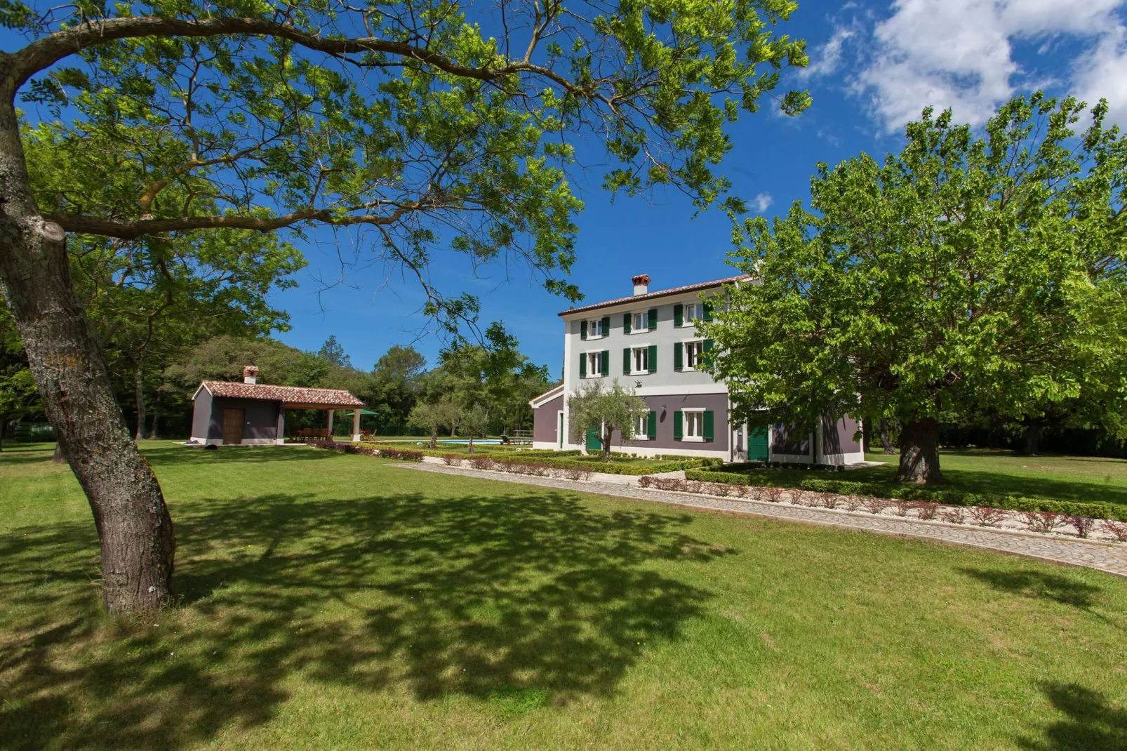 Villa Rustica-Gebieden zomer 1km