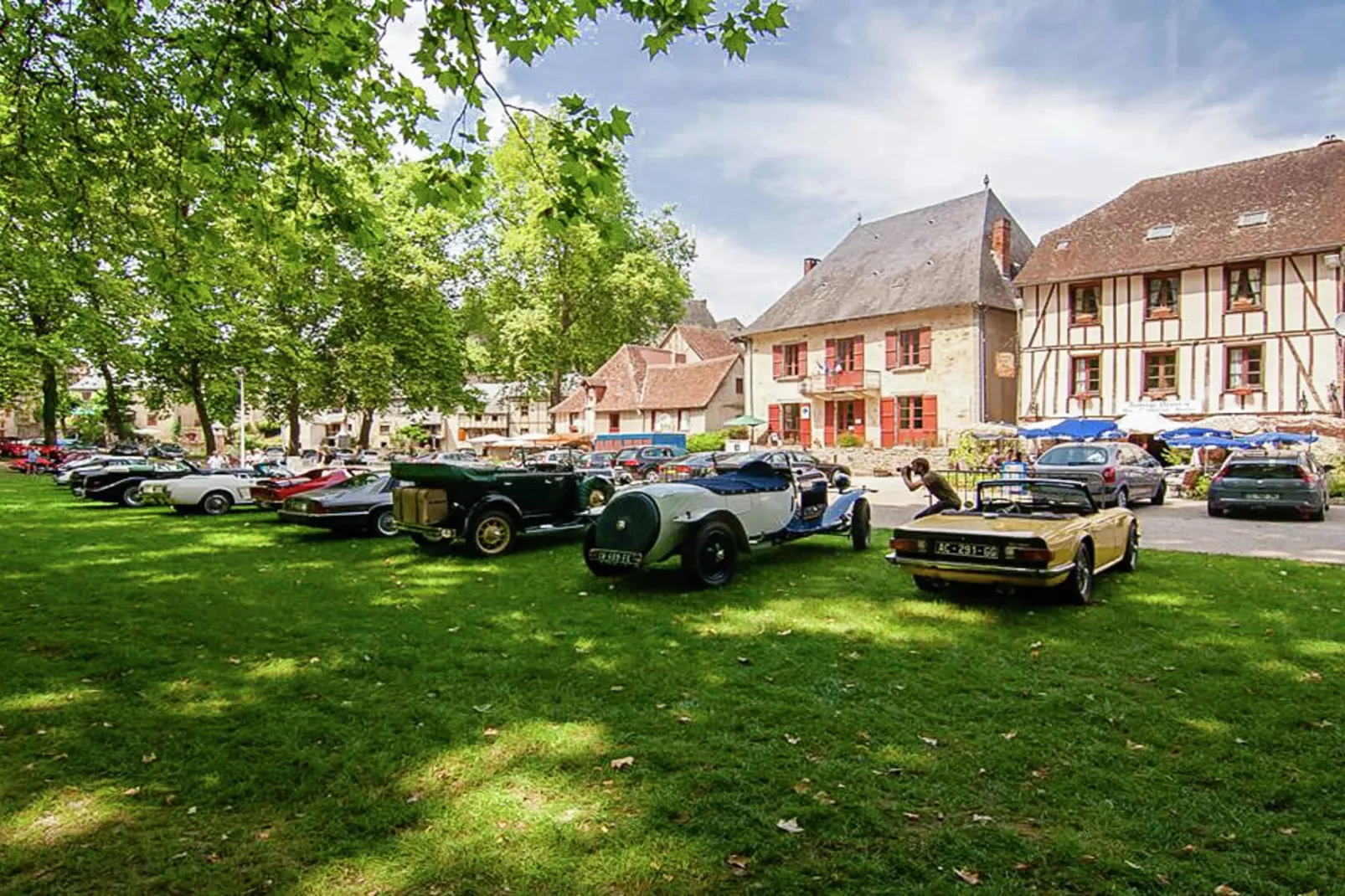 La Bergerie-Gebieden zomer 1km