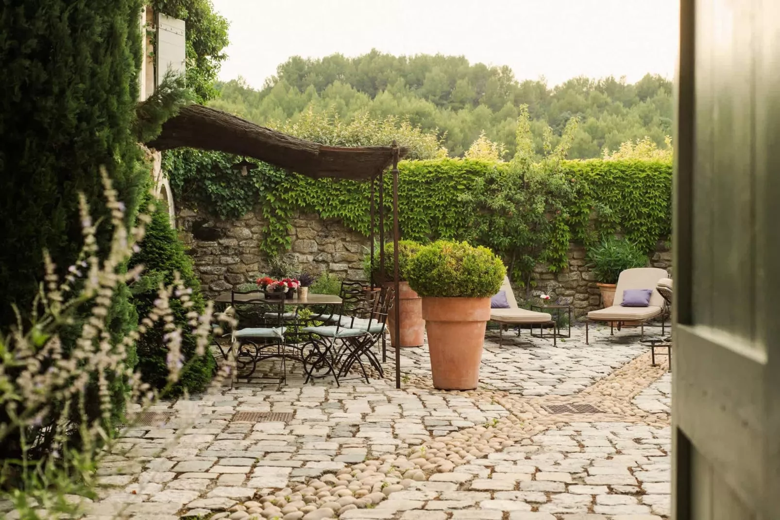 Villa Cépage - Villa De Luxe Au Coeur Du Lubéron-Terrasbalkon