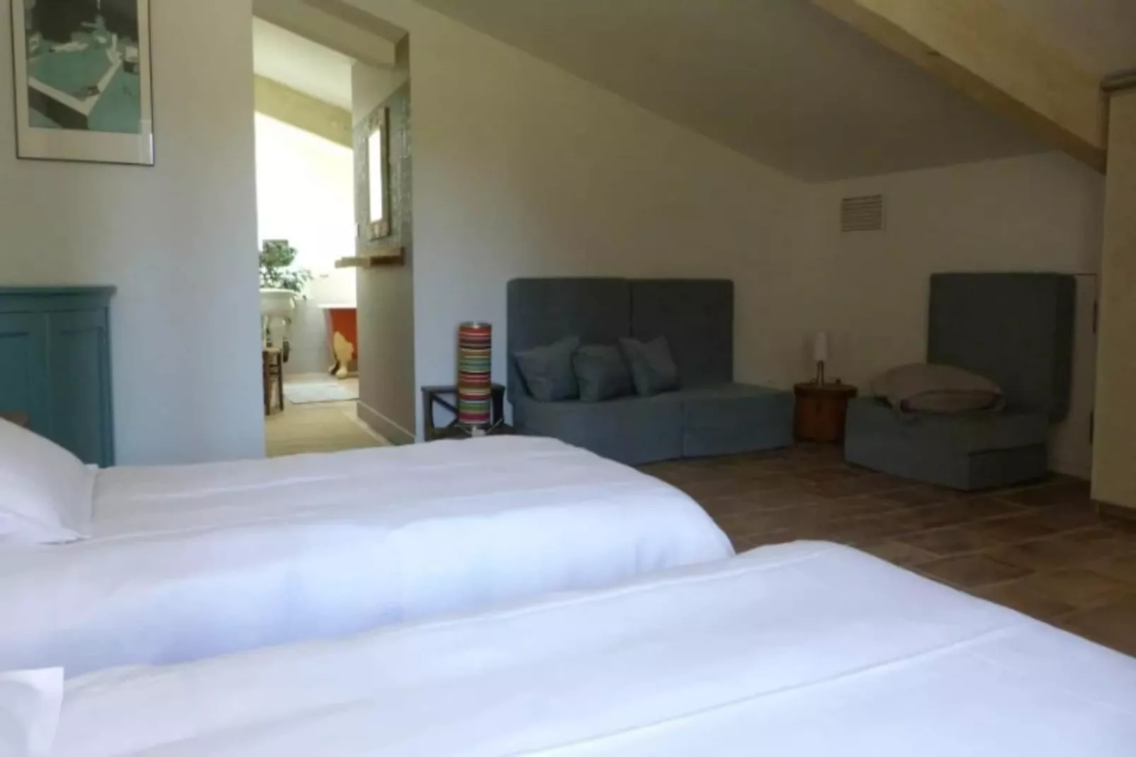 Villa provencale pour les amoureux de la nature en Lubéron-Slaapkamer