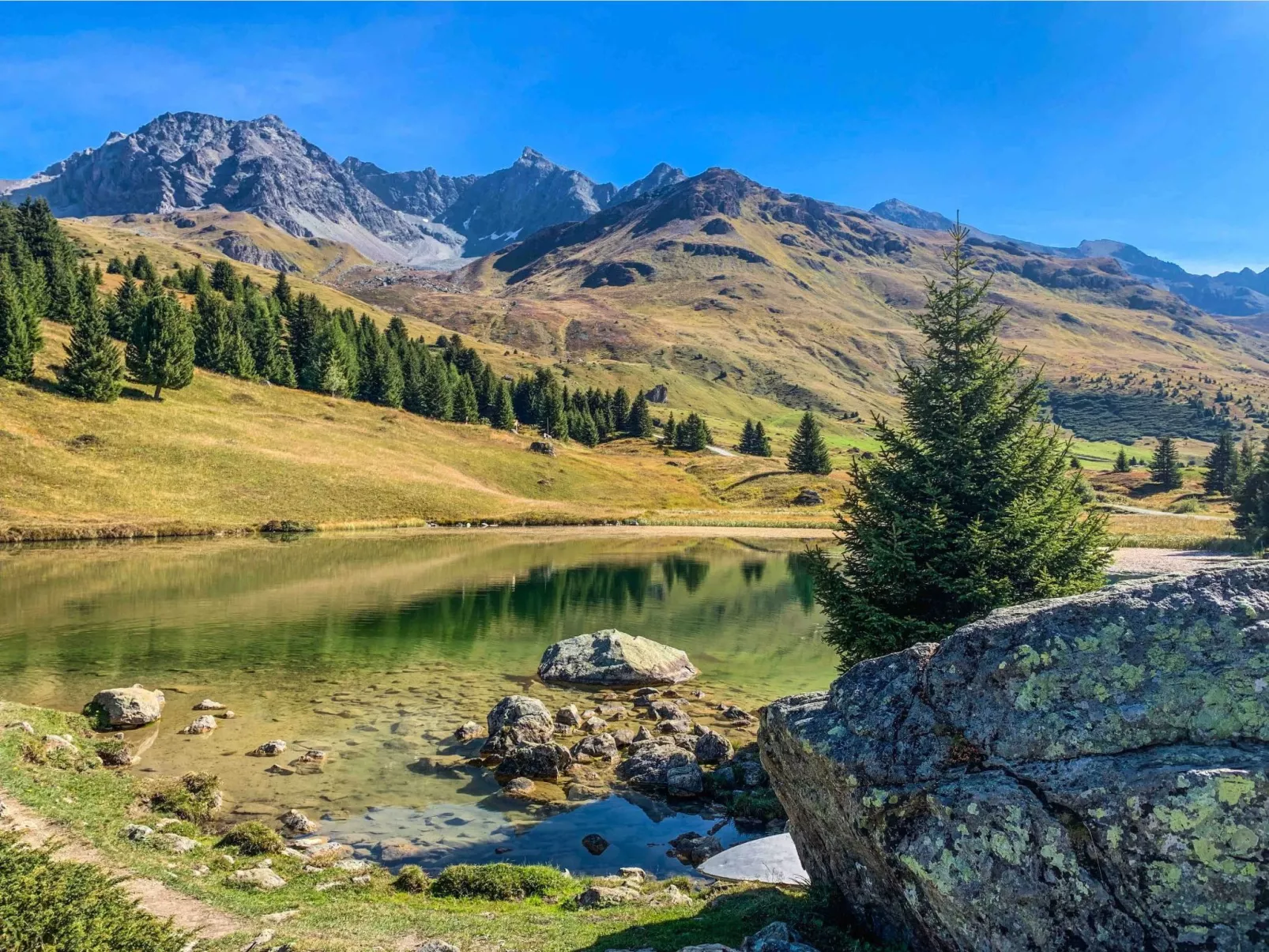 Mit Blick in die Berge - Image-tags.info