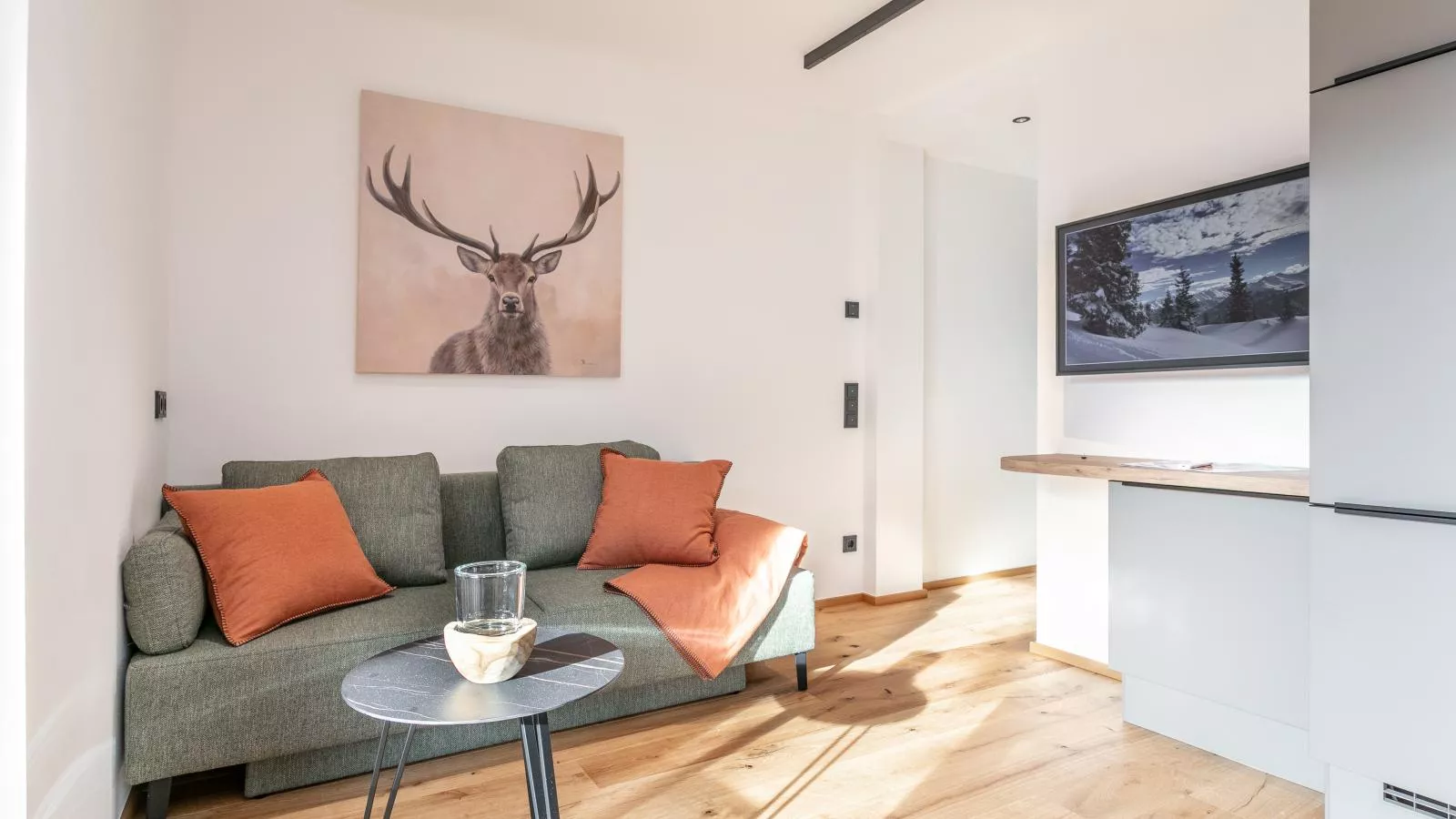 Haus Tauernblick Top 2 und 3 und 4-Woonkamer