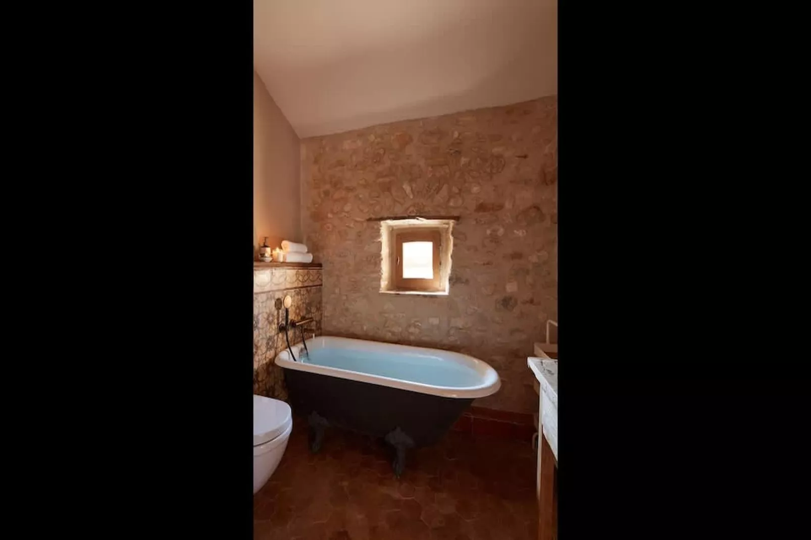 Villa de charme confort au milieu des vignes du Lubéron-Badkamer