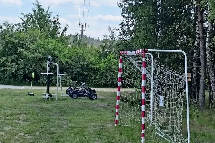 Domek wakacyjny DELUXE dla max 10 osób w Bałachach - Parkfaciliteiten