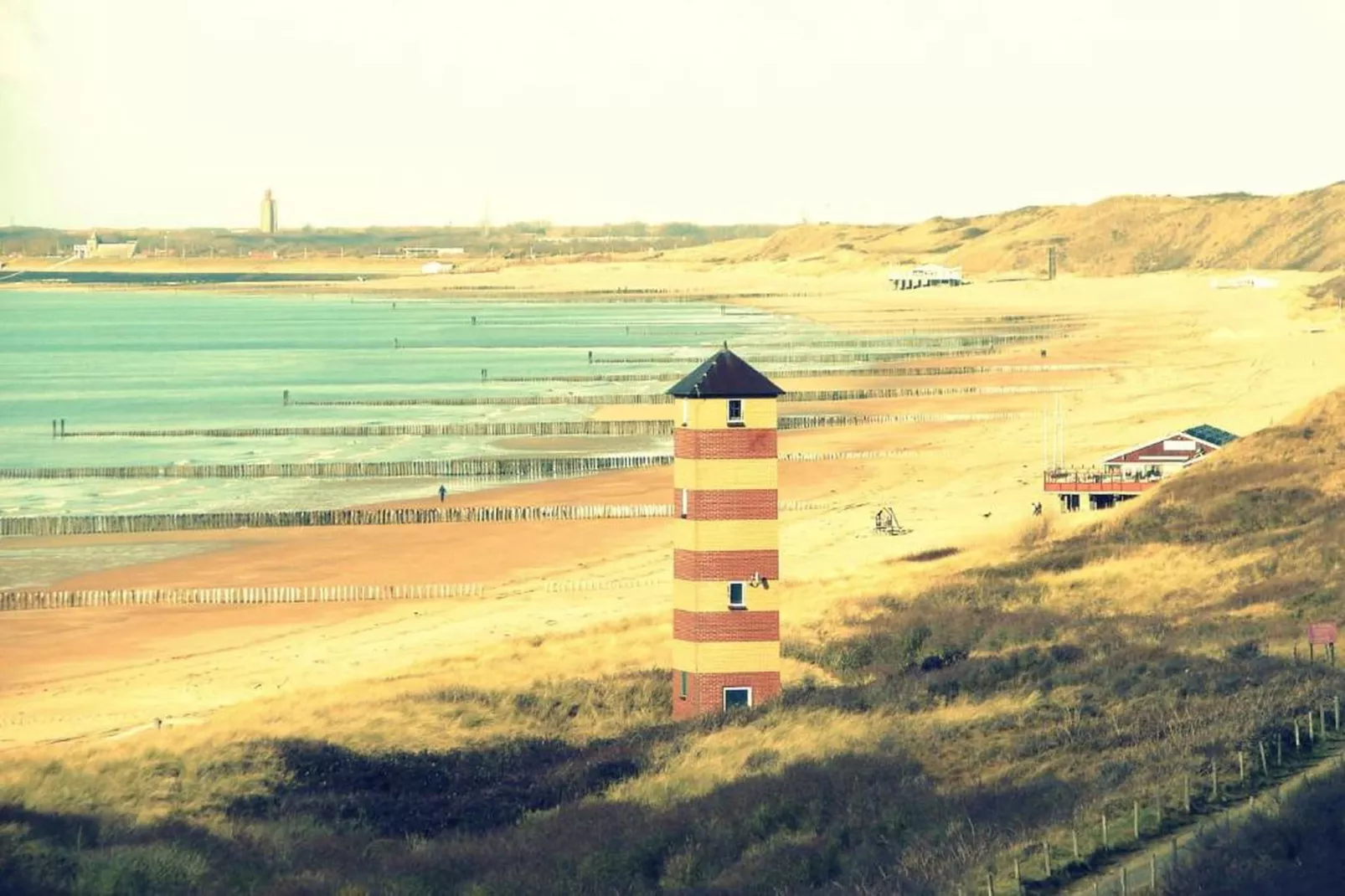 Slaapstrandhuisje - Strand dishoek 68  Dishoek-Gebieden zomer 20km
