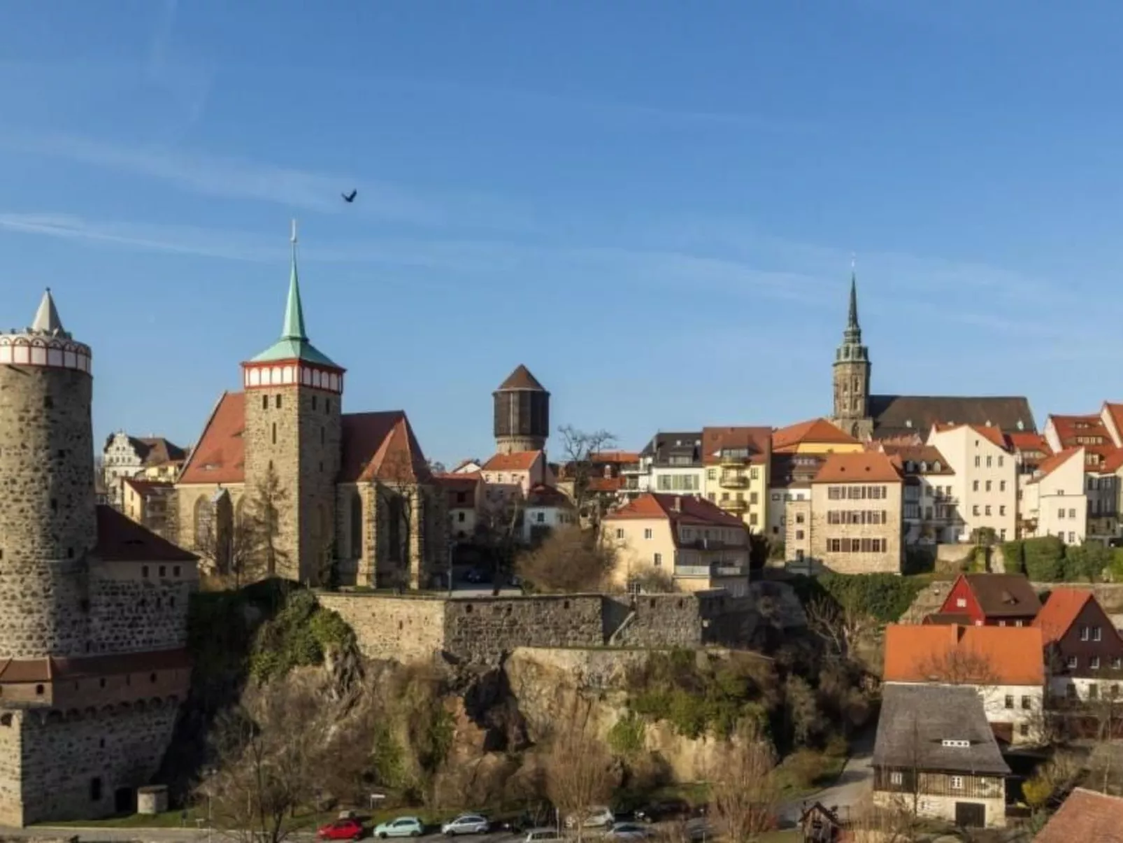 Wohnung in Niedergurig mit Grill, Sauna und Gart-Buiten