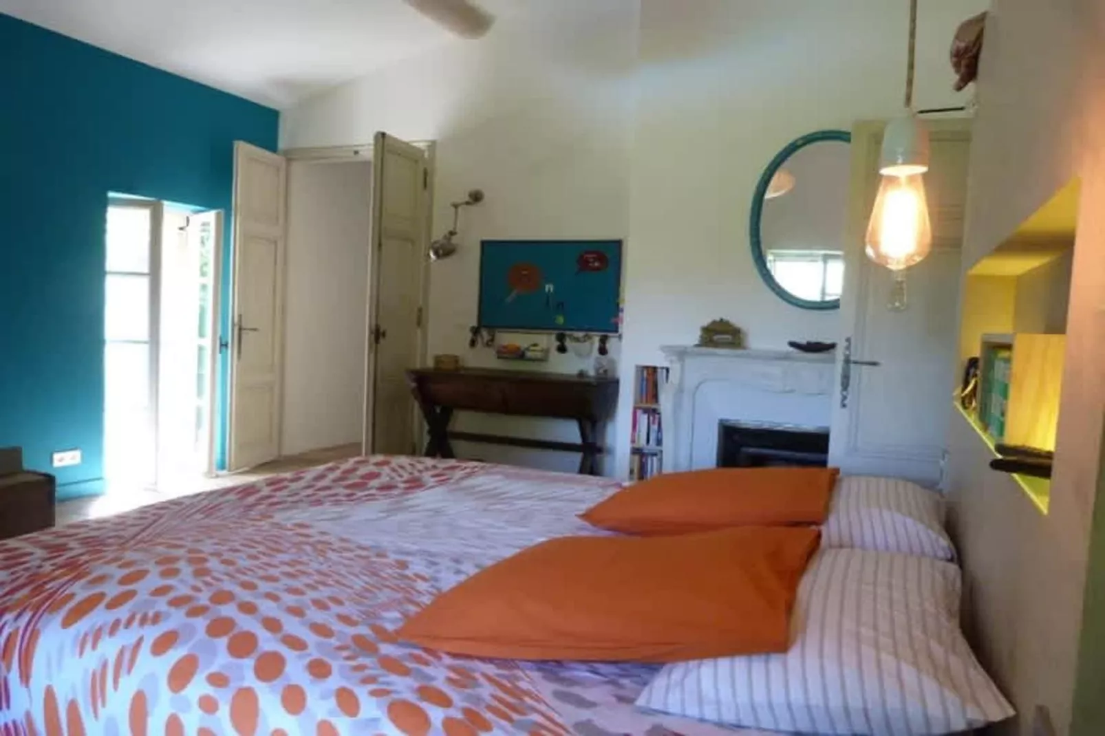 Villa provencale pour les amoureux de la nature en Lubéron-Slaapkamer