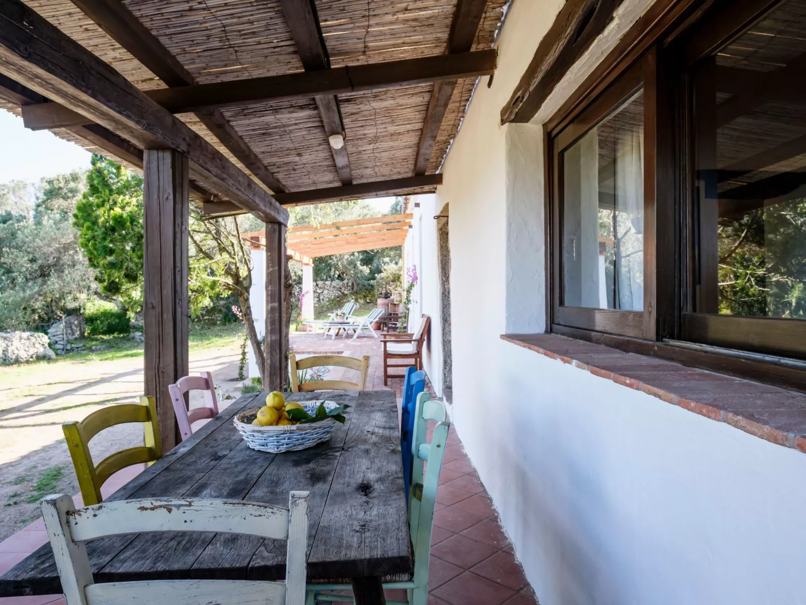 Altes gallurisches Bauernhaus mit Blick auf Olbia - Binnen