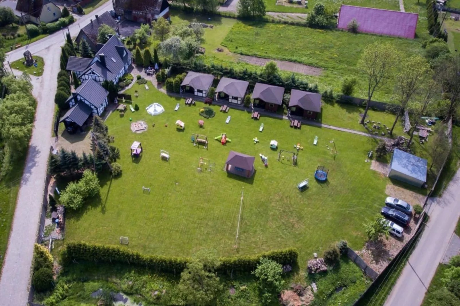 	Domki parterowe TYP A Łącko - Gebieden zomer 1km