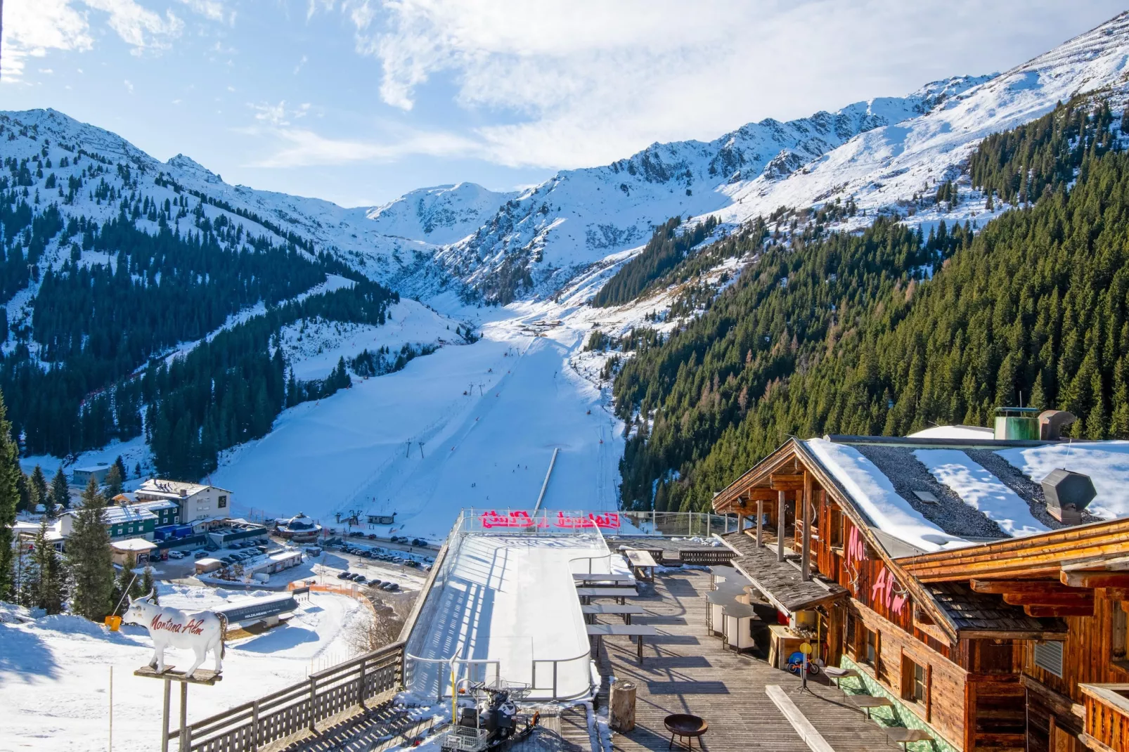 Thaler Hütte - Gipfelstürmer-Gebied winter 1km